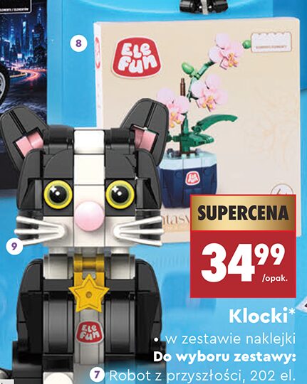 Klocki EleFun Robot z przyszłości